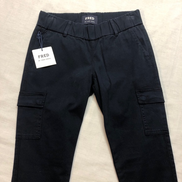 NWT Fred Segal navy stretch chino jogger pants - Picture 2 of 3